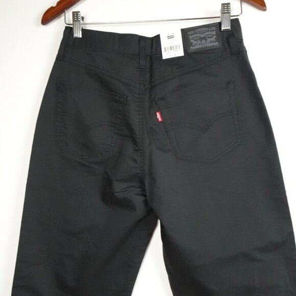 Levi's Mom Jeans Women's Size 28x30 Black Blended Fabric Tapered - Picture 6 of 12